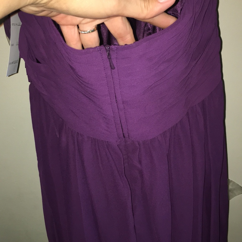 NWT Barijay bridesmaid/formal dress Eggplant Sz 12 - Picture 4 of 8